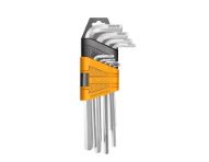 Llave Hexagonal Punta Torx 9pz largo INCCO