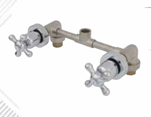Mezcladora Ducha Manilla Cross cromadoma FAUCETS