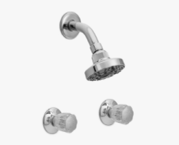 Mezclador ducha 8" bronce GRICOL