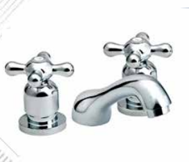Mezclador Lavadero Lavamanos cross ajustable 4” FAUCETS