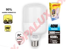 Foco led tipo botella 20w Opalux Larga Duracion blanco