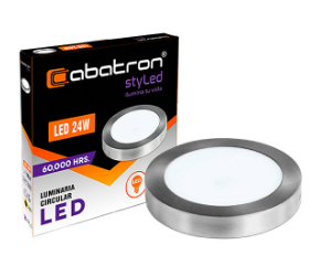 Panel foco led Circular 24w ABATRON BLANCA