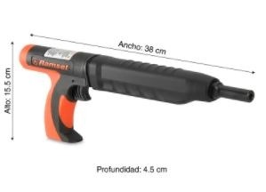 Pistola Impacto para drywall IRON negro CON SILENCIADOR