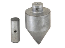Plomada economica de aluminio chico
