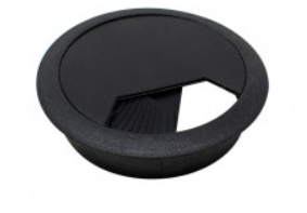 Pasacable negro Mueble Redondo
