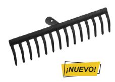 Rastrillo color Negro 14" PARACASA + Mango