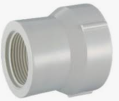 Reduccion agua 1 A 3/4 Con rosca C10 Clase Pesada Inyectoplast