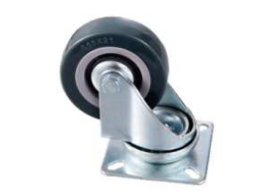 Garrucha Rueda Industrial GRIS 3" CON PLATAFORMA unidad