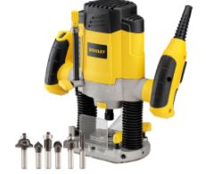 Ruteadora 1200w 1/4 - 5/16 + 6 Fresas - STANLEY
