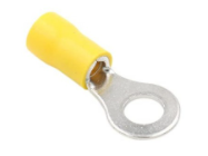 Terminal para cable Ojo 1/4 Amarillo Calibre 10-12&nbsp;E-706