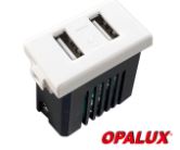 dado usb doble opalux 5V 1A - 2.1 A