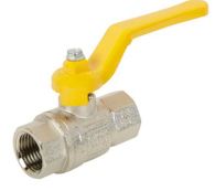 Llave de paso esferica 1/2 pvc con rosca cromada